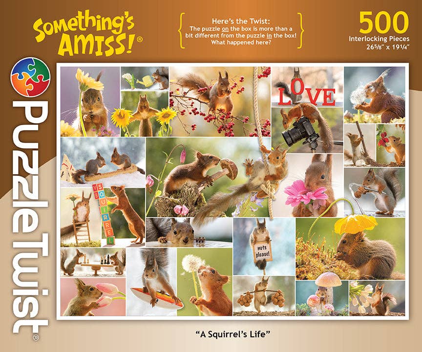 A Squirrel's Life – 500 Piece Jigsaw Puzzle