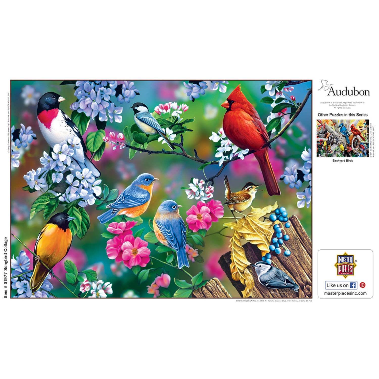 Songbird Collage - 1000 Piece Jigsaw Puzzle