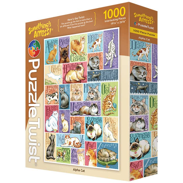 Alpha Cat – 1000 Piece Jigsaw Puzzle