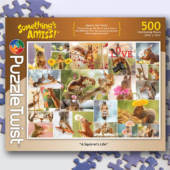 A Squirrel's Life – 500 Piece Jigsaw Puzzle