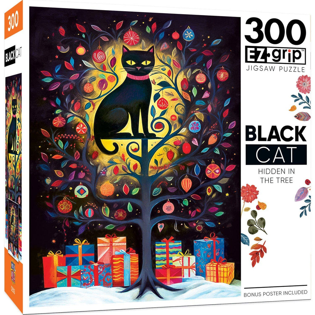 Black Cats Hidden in the Tree – 300 Piece Jigsaw Puzzle
