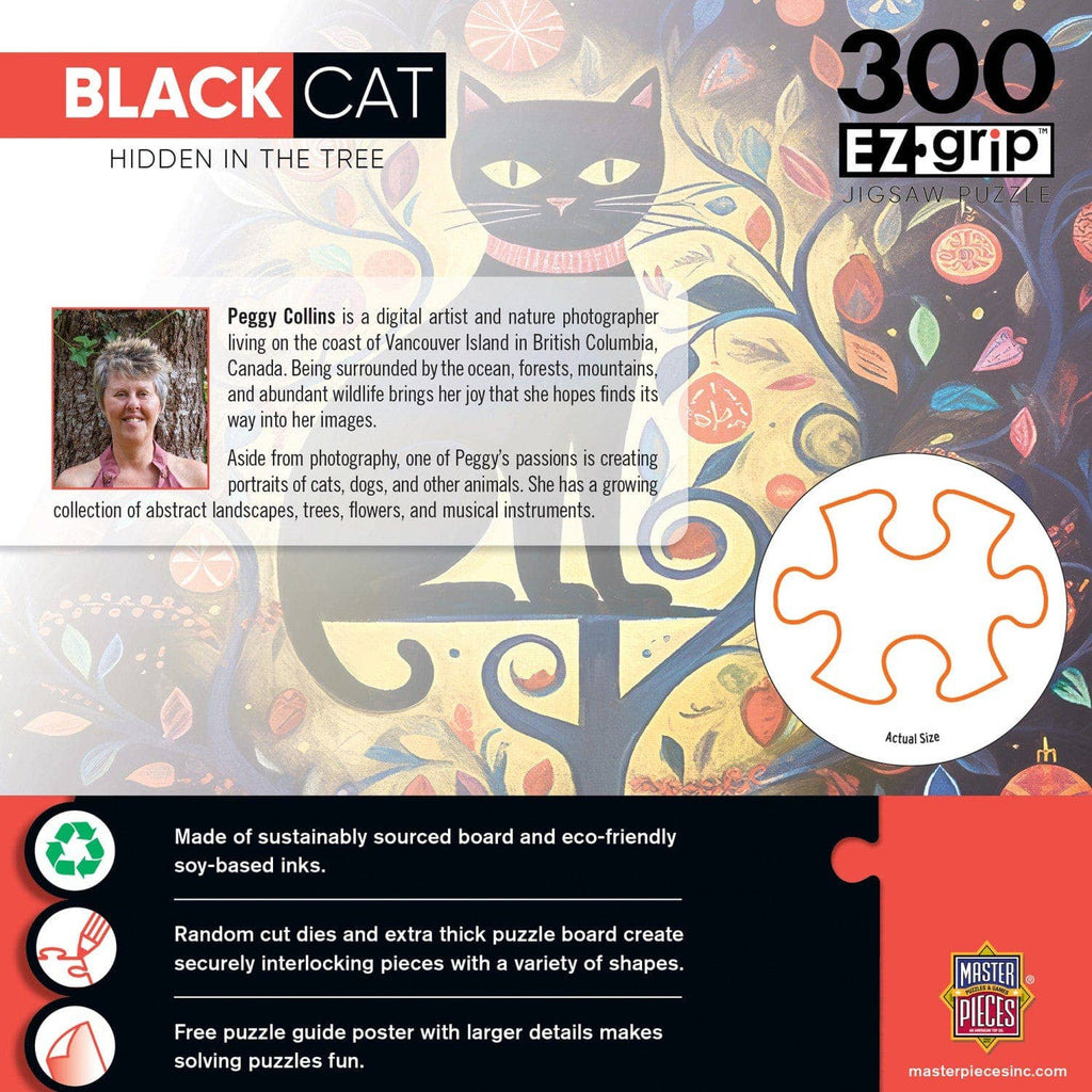 Black Cats Hidden in the Tree – 300 Piece Jigsaw Puzzle