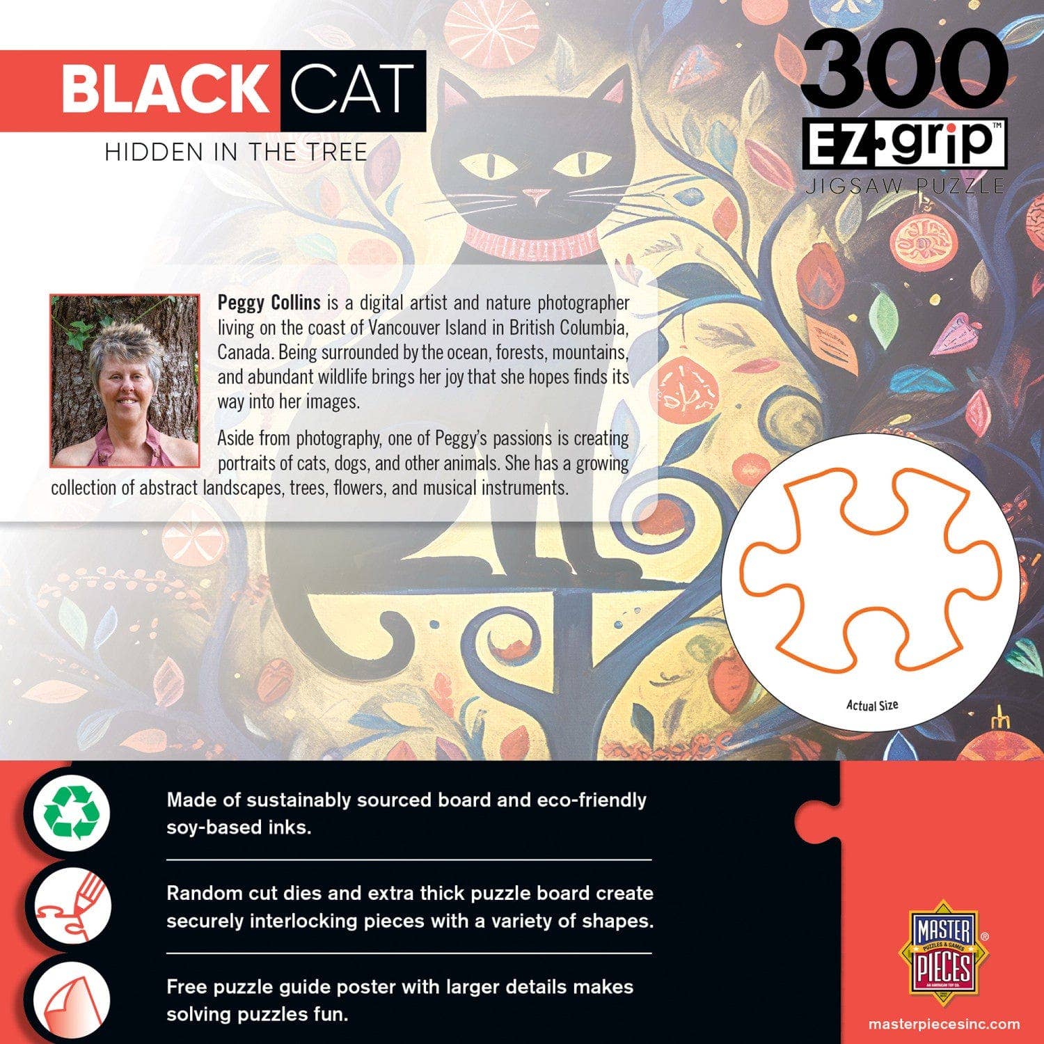 Black Cats Hidden in the Tree – 300 Piece Jigsaw Puzzle