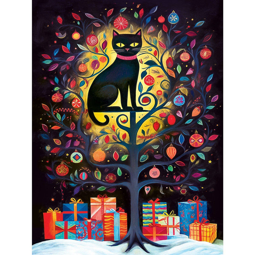 Black Cats Hidden in the Tree – 300 Piece Jigsaw Puzzle