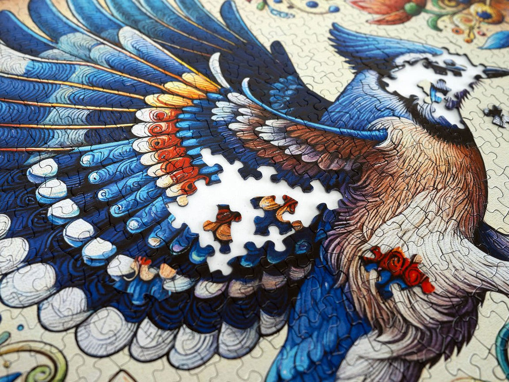 Blue Jay in Summer - 1000 Piece Jigsaw Puzzle