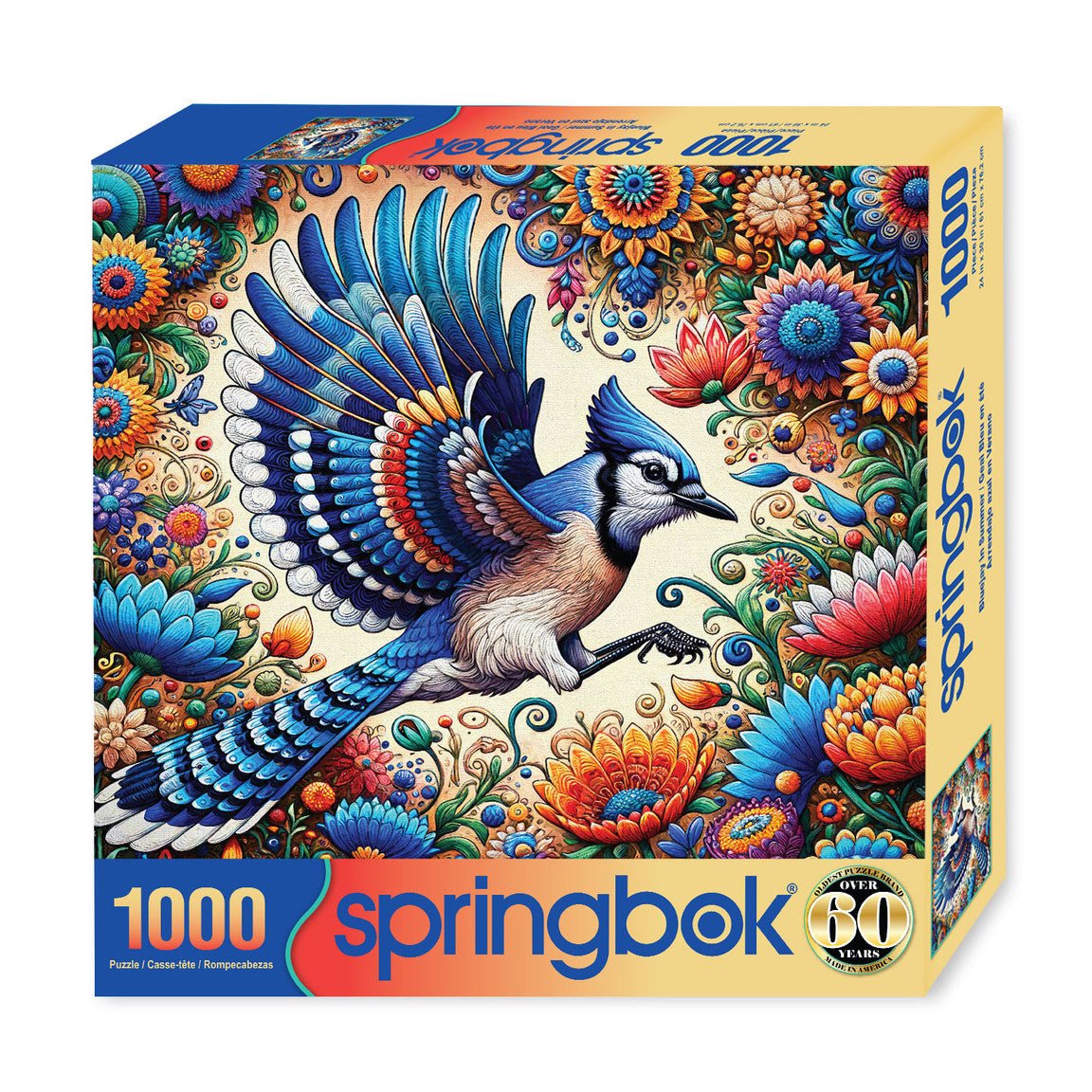 Blue Jay in Summer - 1000 Piece Jigsaw Puzzle