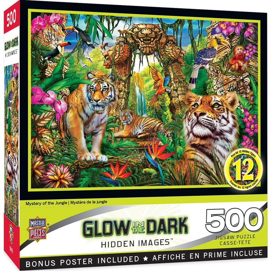 Hidden Images - Mystery of the Jungle - 500 Piece Jigsaw Puzzle