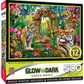 Hidden Images - Mystery of the Jungle - 500 Piece Jigsaw Puzzle