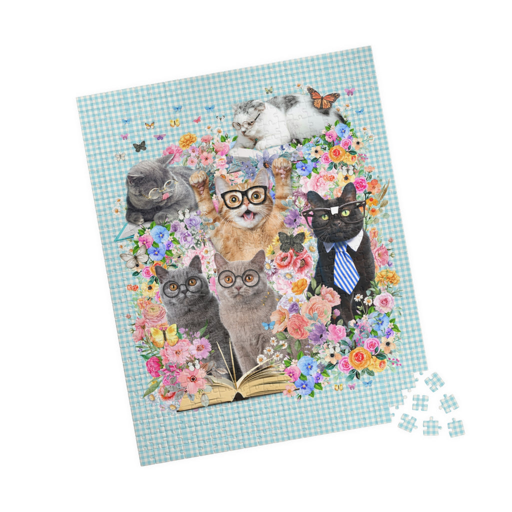 Bookish Cat Teacher – Jigsaw Puzzle