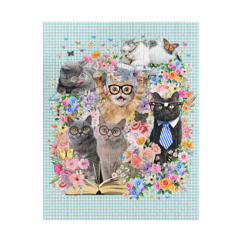 Bookish Cat Teacher – Jigsaw Puzzle