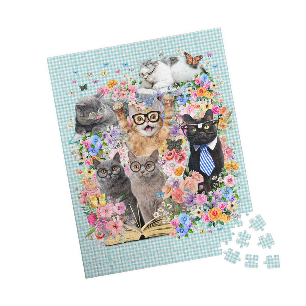 Bookish Cat Teacher – Jigsaw Puzzle