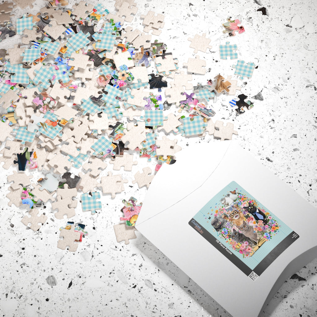 Bookish Cat Teacher – Jigsaw Puzzle