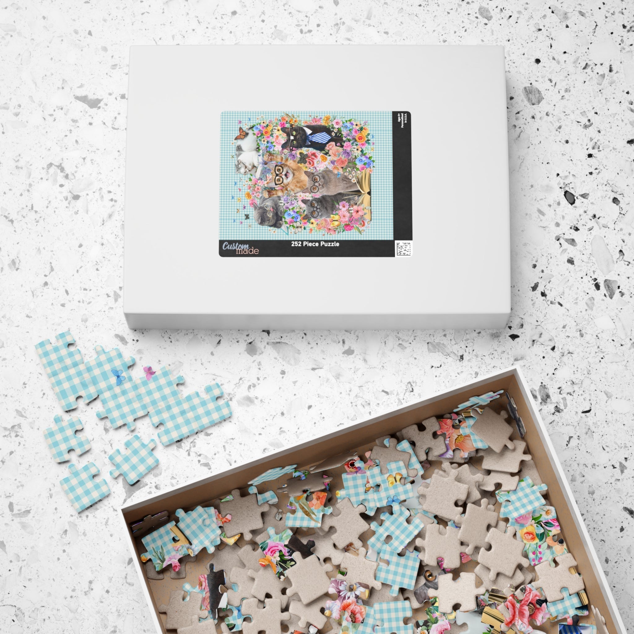 Bookish Cat Teacher – Jigsaw Puzzle