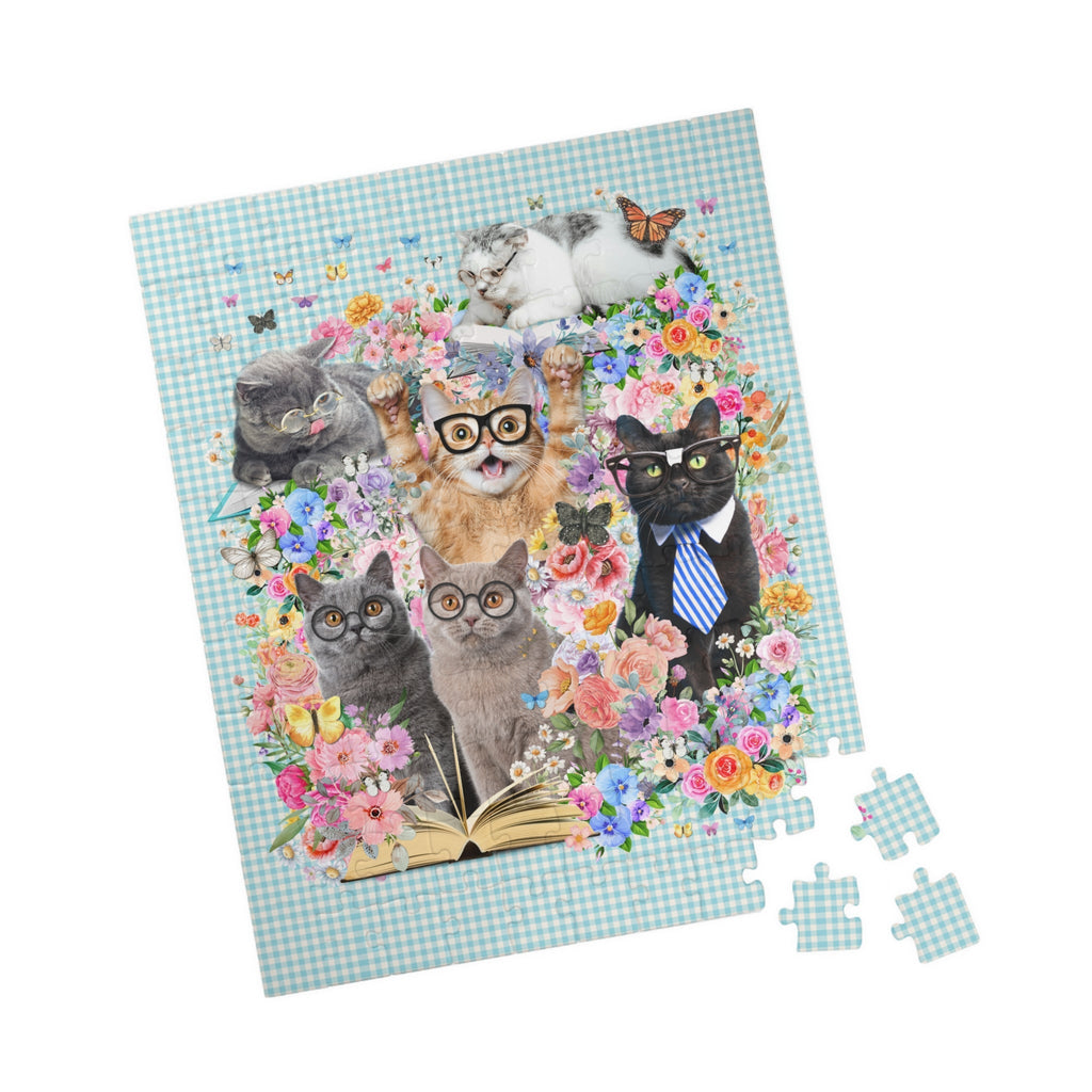 Bookish Cat Teacher – Jigsaw Puzzle