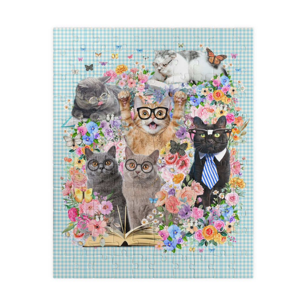 Bookish Cat Teacher – Jigsaw Puzzle