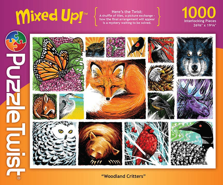 Woodland Critters – 1000 Piece Jigsaw Puzzle
