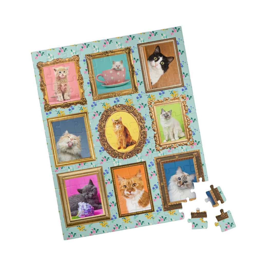 Funny Cat Photos in Frames – Jigsaw Puzzle