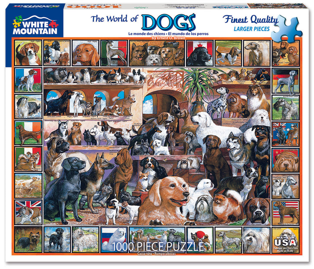 World of Dogs – Dog Breeds 1000 Piece Puzzle