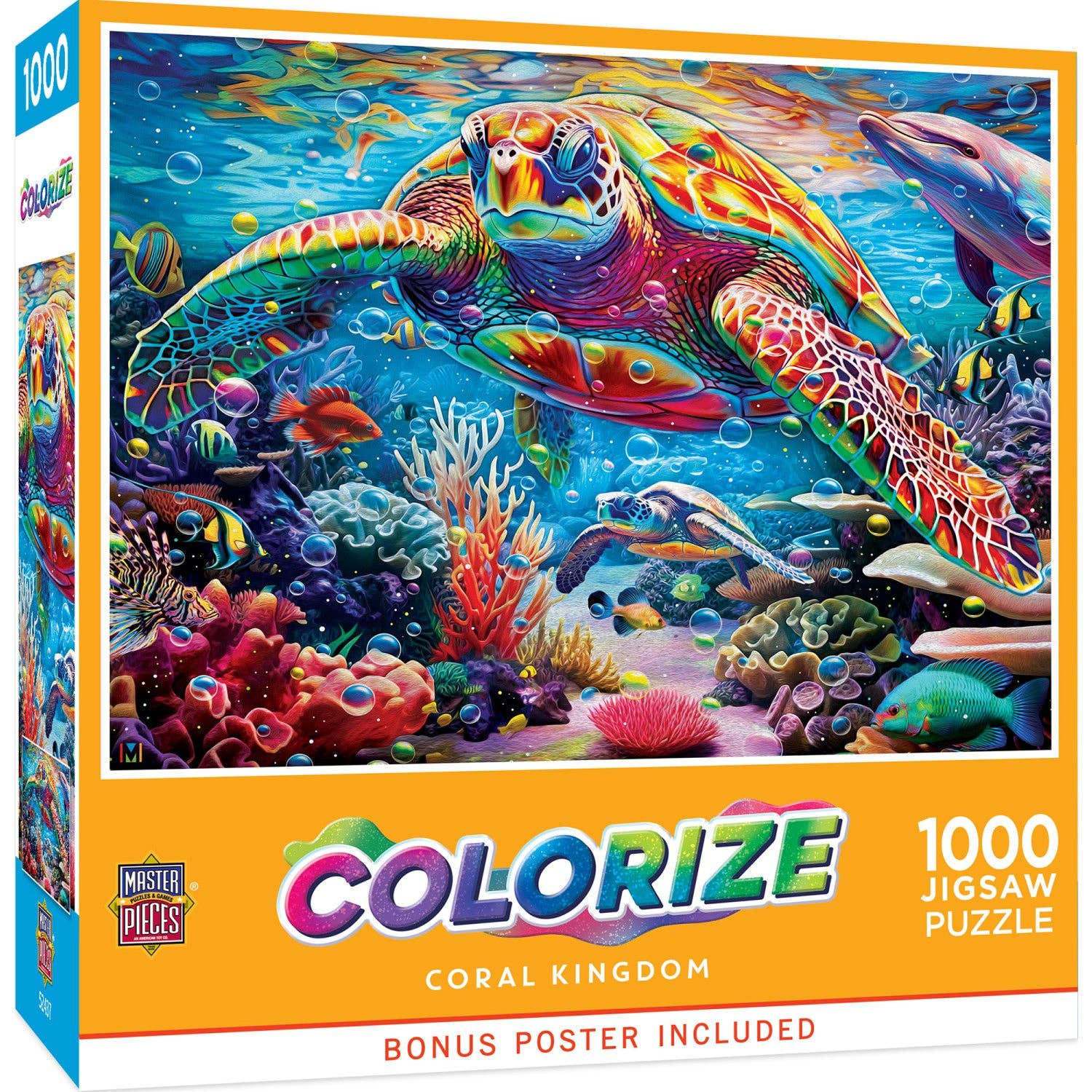 Colorize Coral Kingdom - 1000 Piece Jigsaw Puzzle
