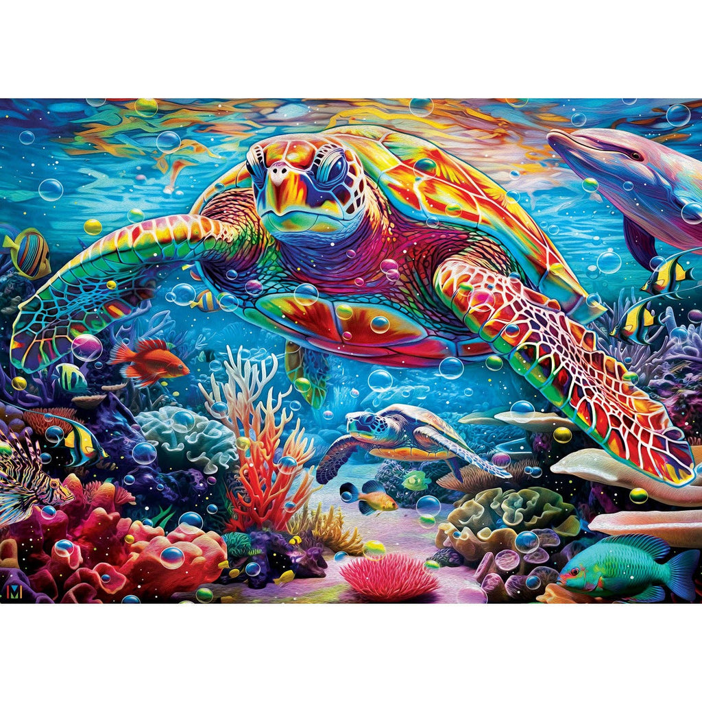 Colorize Coral Kingdom - 1000 Piece Jigsaw Puzzle