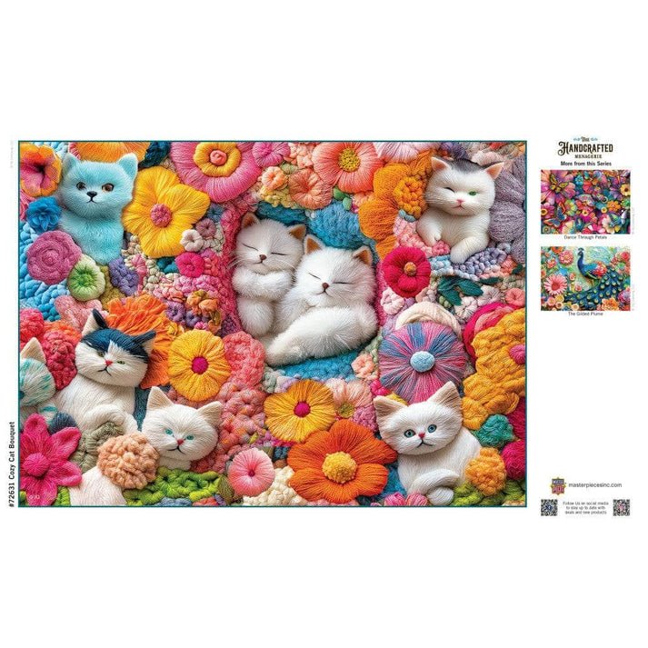 Cozy Cat Bouquet – 1000 Piece Jigsaw Puzzle