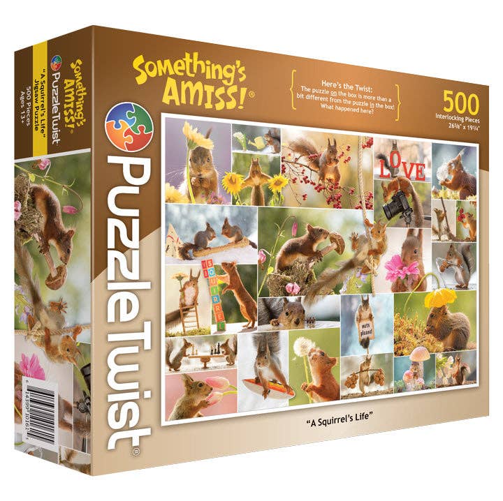 A Squirrel's Life – 500 Piece Jigsaw Puzzle