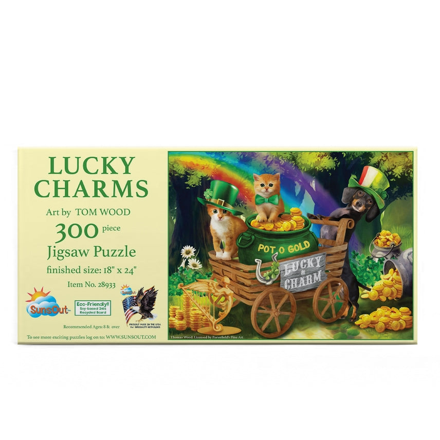 Lucky Cat & Dog – 300 Piece Cat & Dog Puzzle