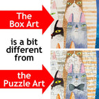Colorful Cats – 500 Piece Jigsaw Puzzle