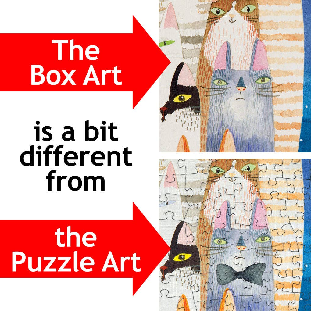 Colorful Cats – 500 Piece Jigsaw Puzzle