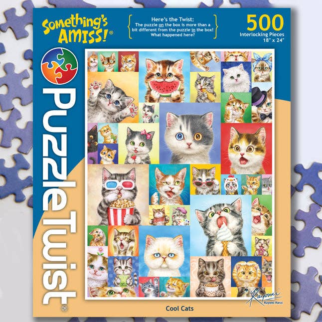 Cool Cats – 500 Piece Jigsaw Puzzle
