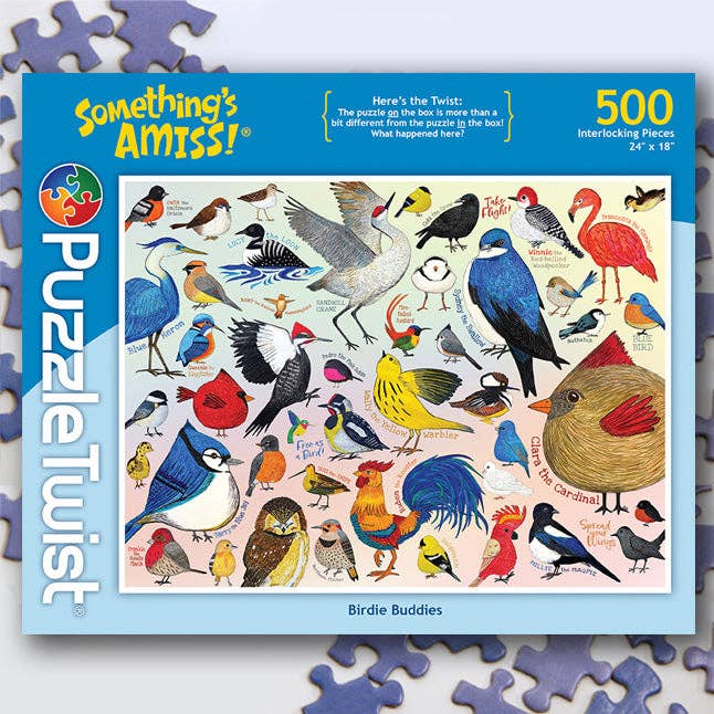 Birdie Buddies – 500 Piece Jigsaw Puzzle