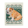 Floral English Bulldog – Dog Jigsaw Puzzle