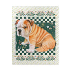 Floral English Bulldog – Dog Jigsaw Puzzle