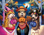 Happy Llama-ween - 500 Piece Jigsaw Puzzle