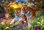 Hidden Tigers - 400 Piece Jigsaw Puzzle
