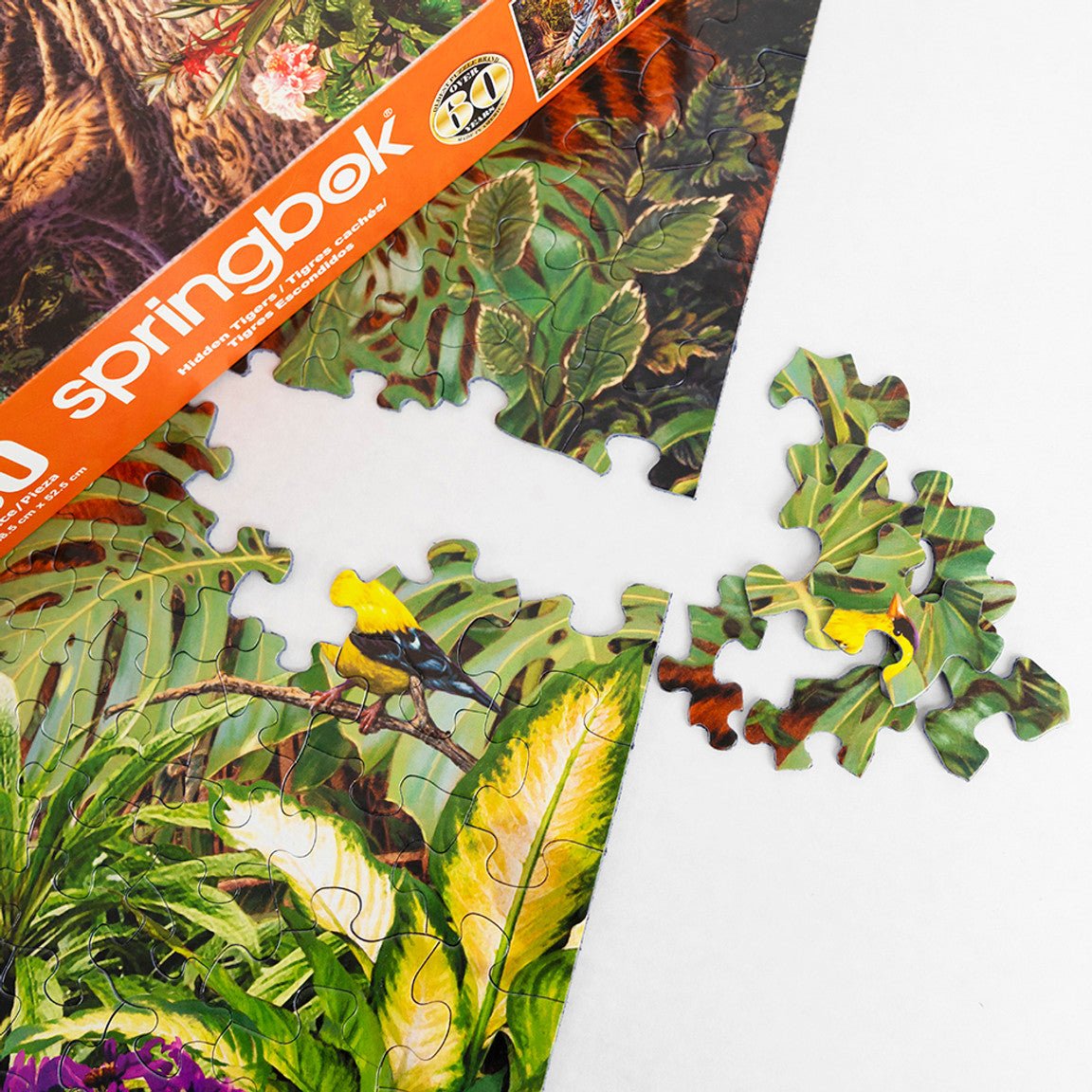 Hidden Tigers - 400 Piece Jigsaw Puzzle