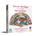 Swan Bridge - 1000 Piece Shaped Jigsaw Puzzle