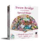 Swan Bridge - 1000 Piece Shaped Jigsaw Puzzle