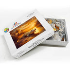 Crocodile Sunset - 1000 Piece Wood Jigsaw Puzzle