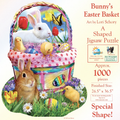 Bunny's Easter Basket - 1000 Piece Shaped Jigsaw Puzzle