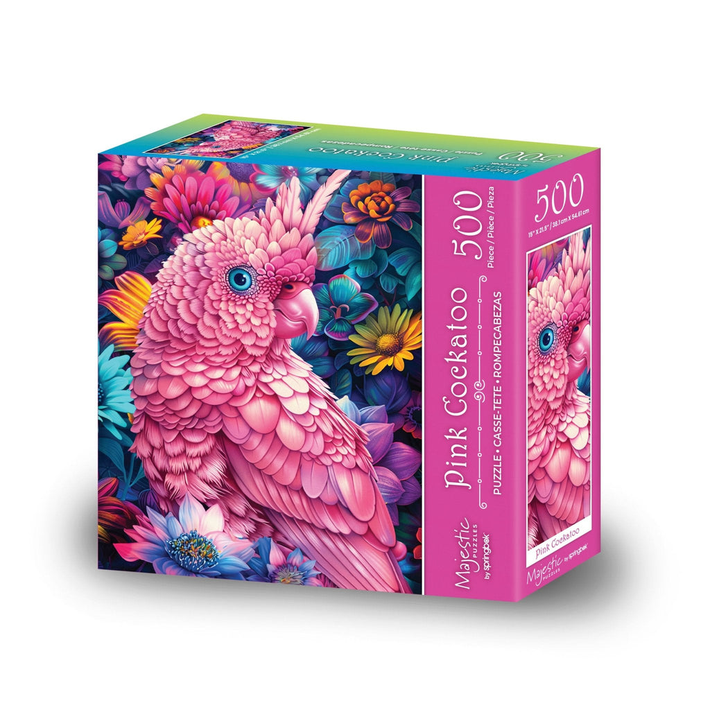 Majestic Pink Cockatoo - 500 Piece Jigsaw Puzzle