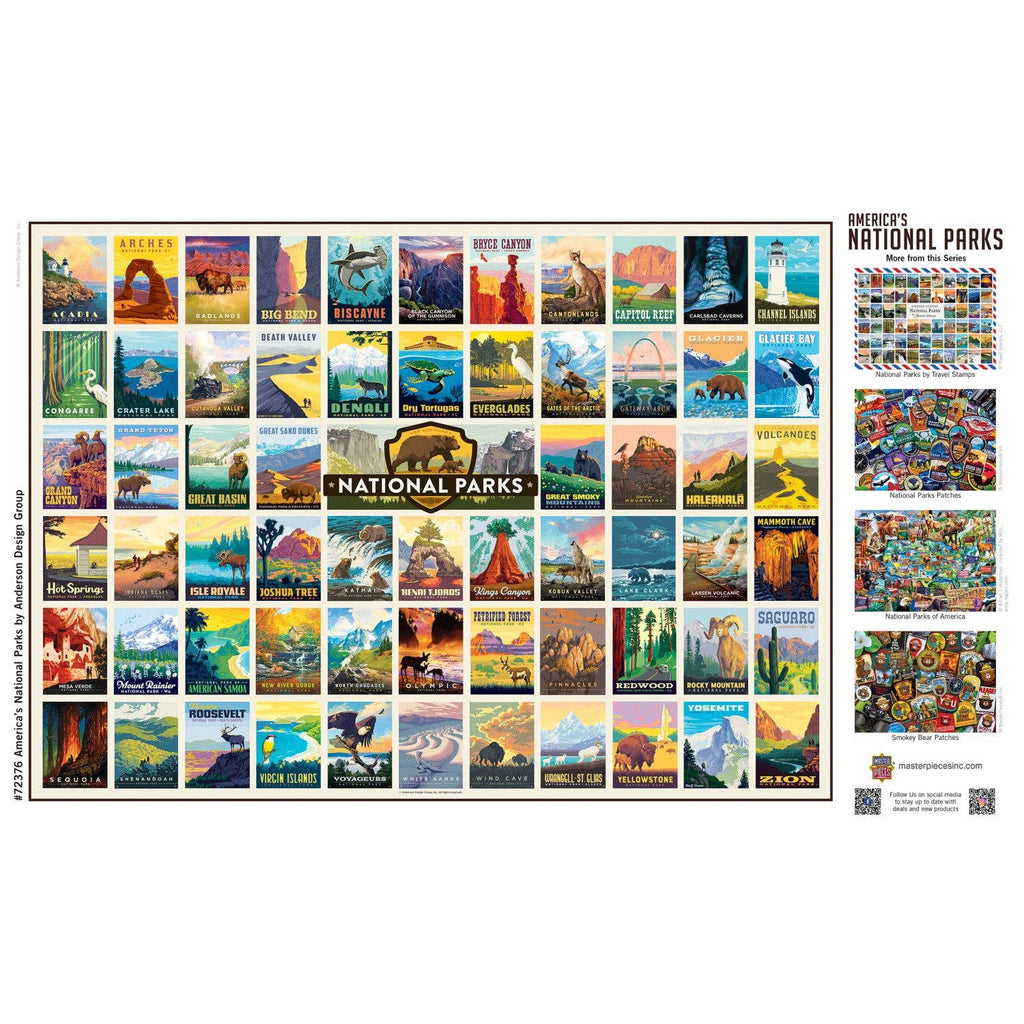 National Parks - 1000 Piece Jigsaw Puzzle