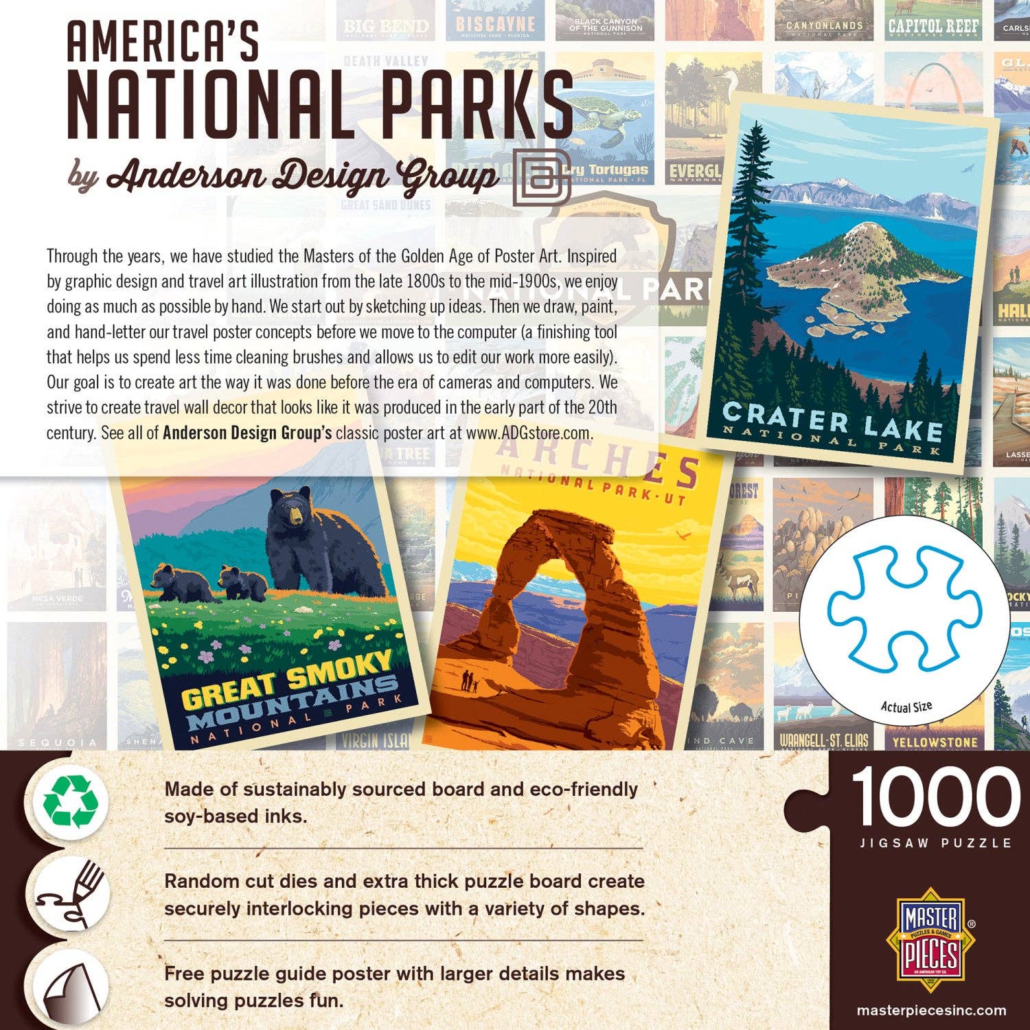 National Parks - 1000 Piece Jigsaw Puzzle
