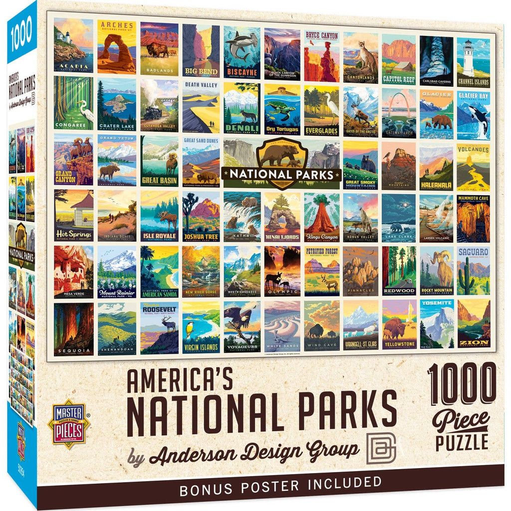 National Parks - 1000 Piece Jigsaw Puzzle