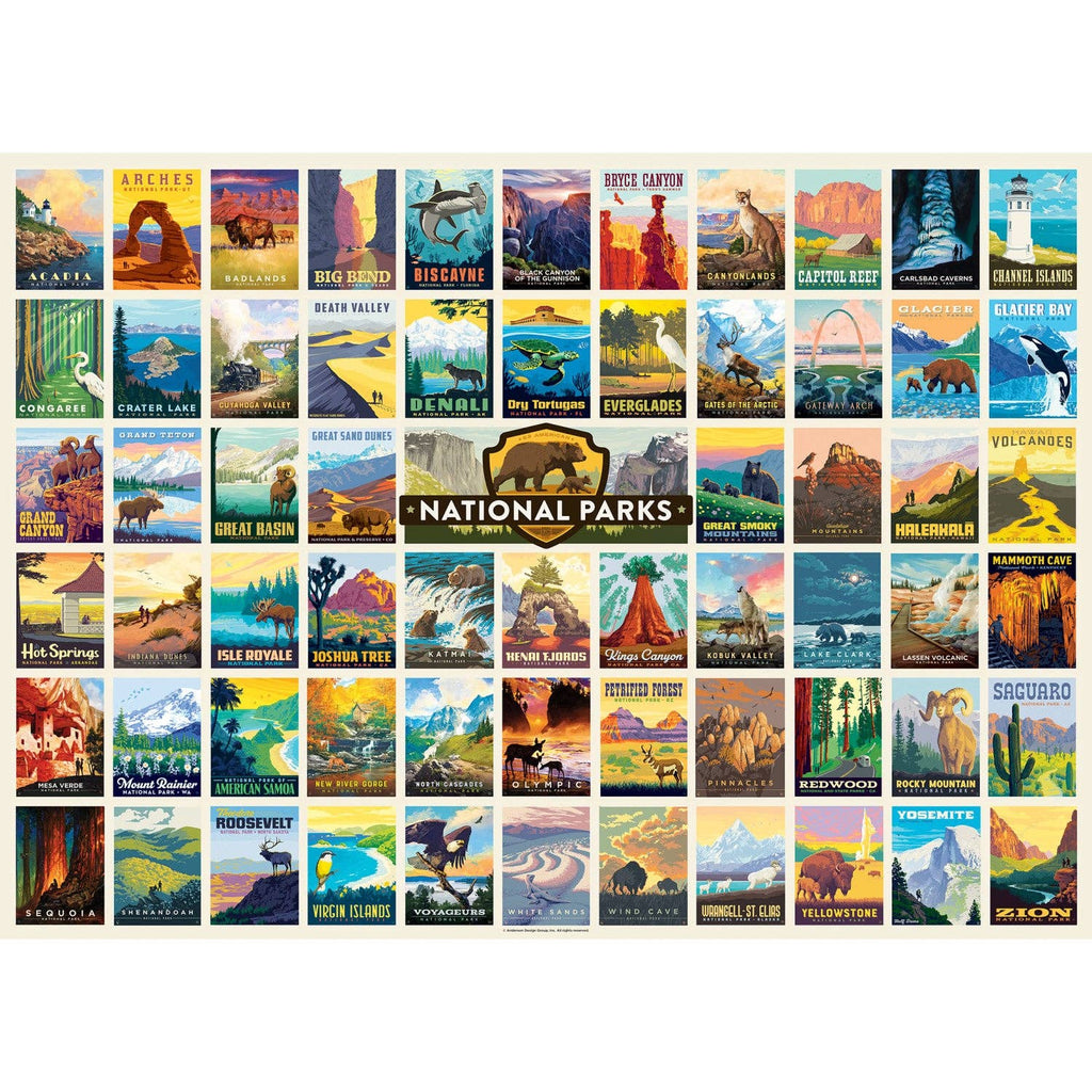 National Parks - 1000 Piece Jigsaw Puzzle