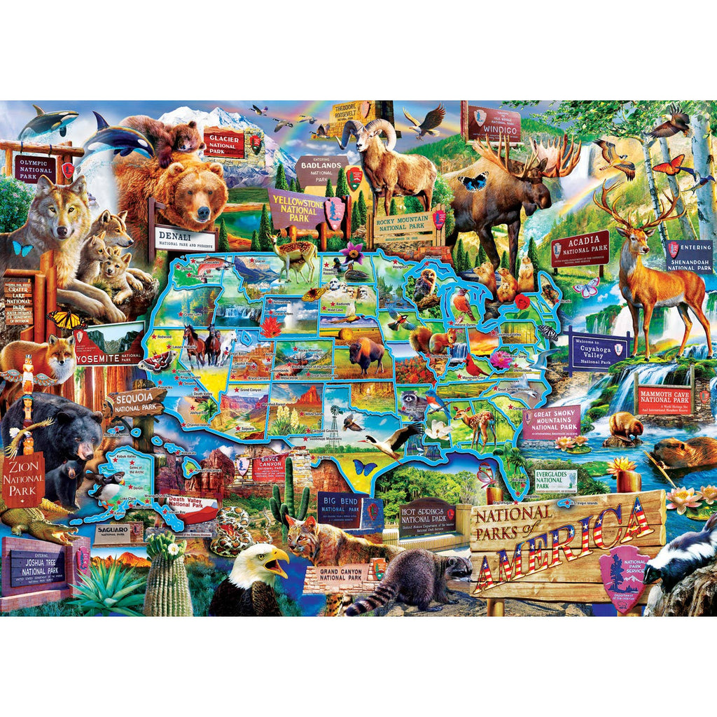 National Parks of America - 1000 Piece Jigsaw Puzzle