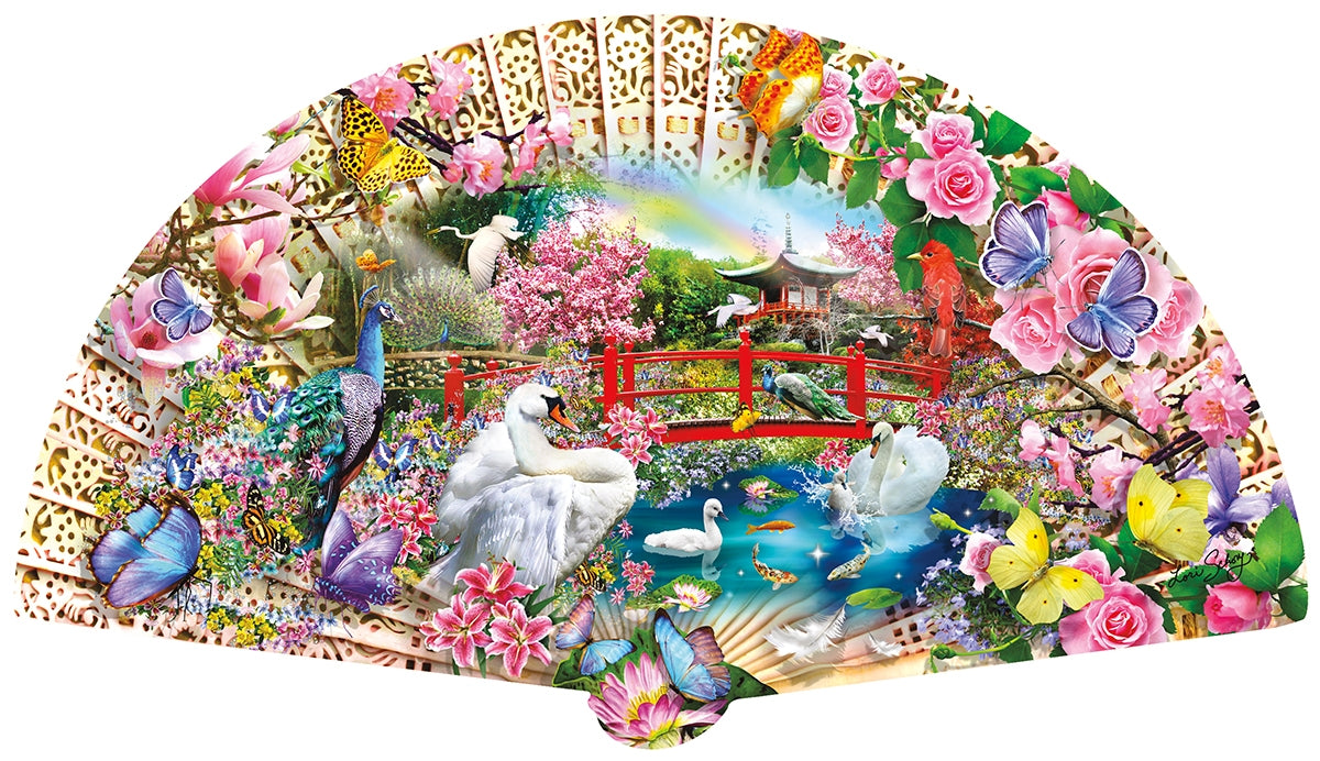 Swan Bridge - 1000 Piece Shaped Jigsaw Puzzle