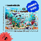 Sea Joke Puzzle – Ocean 72 Piece Floor Puzzle for Kids
