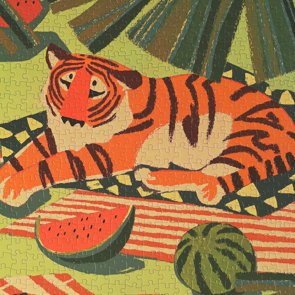 Summer Tiger - 1000 Piece Jigsaw Puzzle