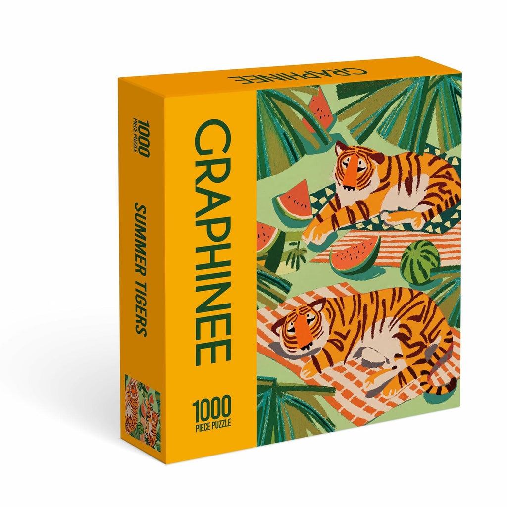 Summer Tiger - 1000 Piece Jigsaw Puzzle